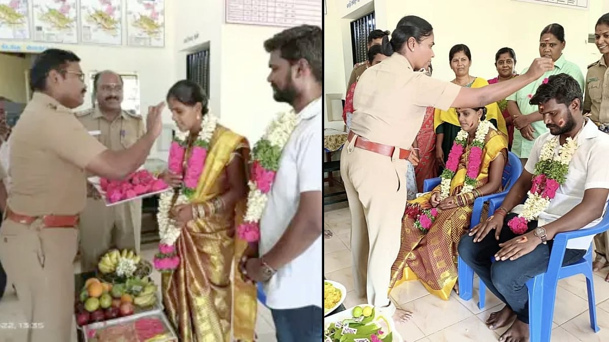 பெண் காவலருக்கு வளைகாப்பு நடத்திய சக காவல் அதிகாரிகள்.. காவல் நிலையத்தில் நெகிழ்ச்சி சம்பவம் !