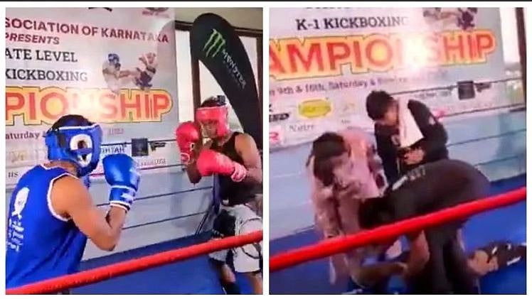 முகத்தில் விழுந்த பஞ்ச்.. கோமா நிலைக்கு சென்ற குத்துச்சண்டை வீரர் பரிதாப பலி : அதிர்ச்சி வீடியோ !