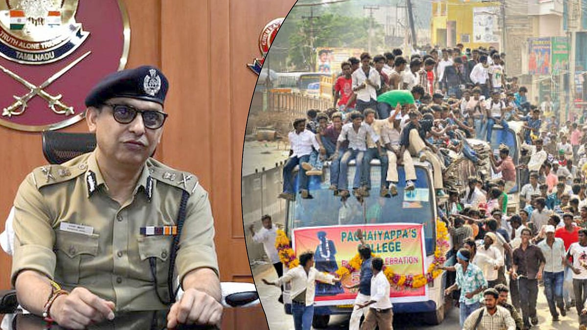 'Bus Day' கொண்டாட்டம்... மாணவர்களுக்கு கடும் எச்சரிக்கை விடுத்த சென்னை காவல் ஆணையர் !