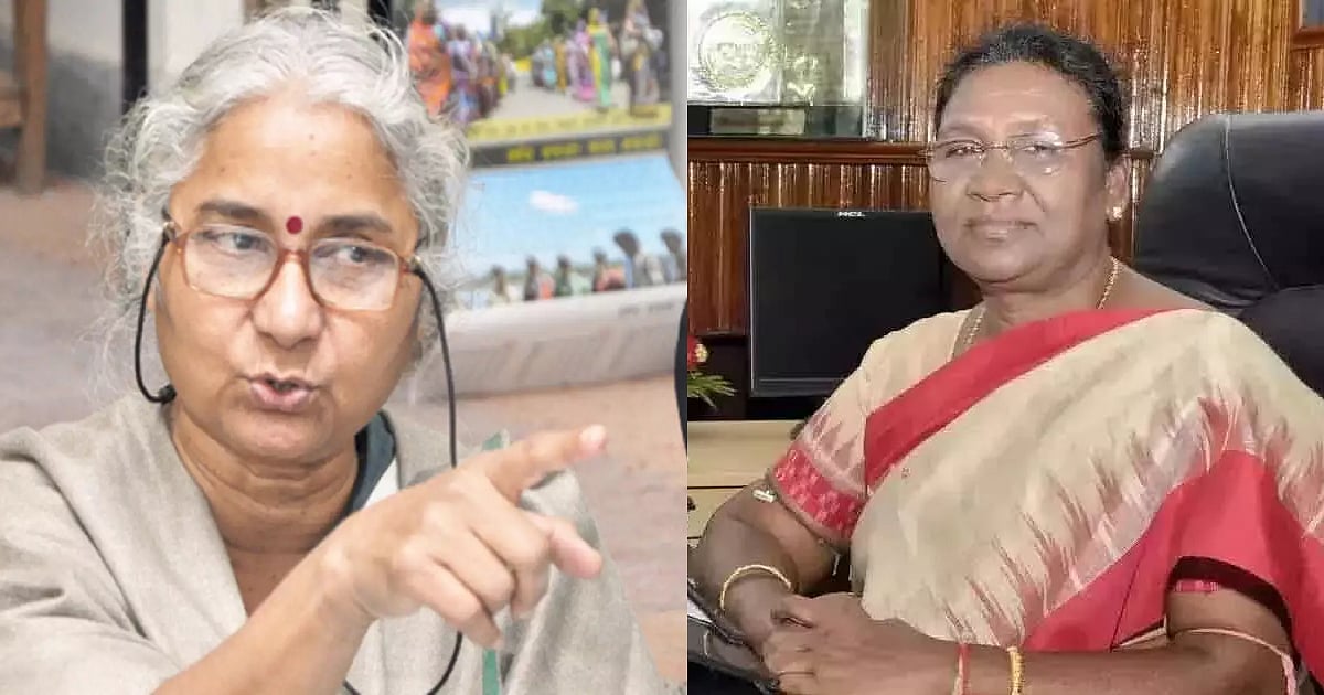 “ஆளும் கட்சியின் ரப்பர் ஸ்டாம்பு பதவி அது”: பாஜகவின் குடியரசுத் தலைவர் வேட்பாளரை விமர்சித்த மேதா பட்கர்!