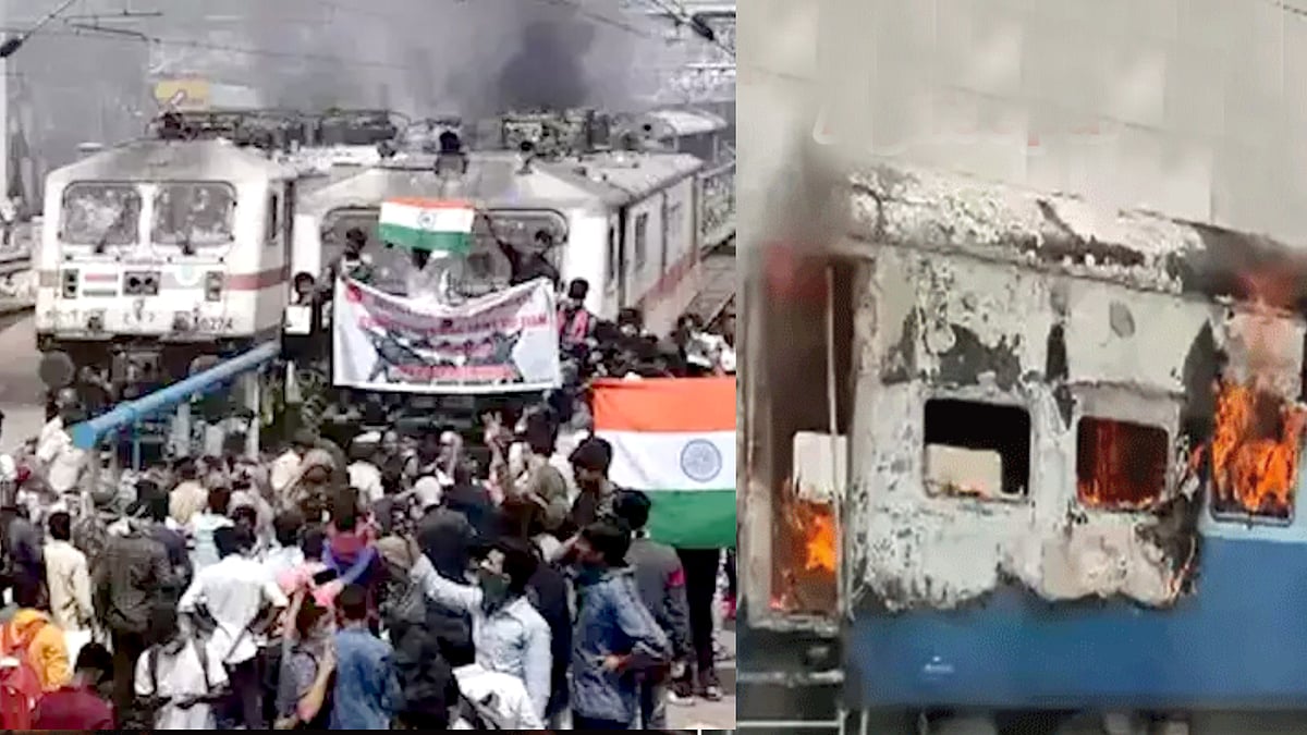 அக்னிபாத் போராட்டம் : இரயில்வே-க்கு ரூ.259.44 கோடி இழப்பு - ஒன்றிய அரசு பதிலால் அதிர்ச்சி !