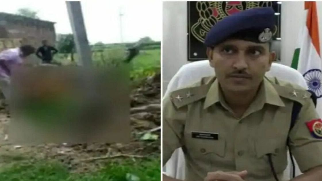 மனைவியை மின்கம்பத்தில் கட்டி வைத்து அடித்த கணவர்.. உடந்தையாக இருந்த மாமியார்.. உ.பி.யில் அதிர்ச்சி! 