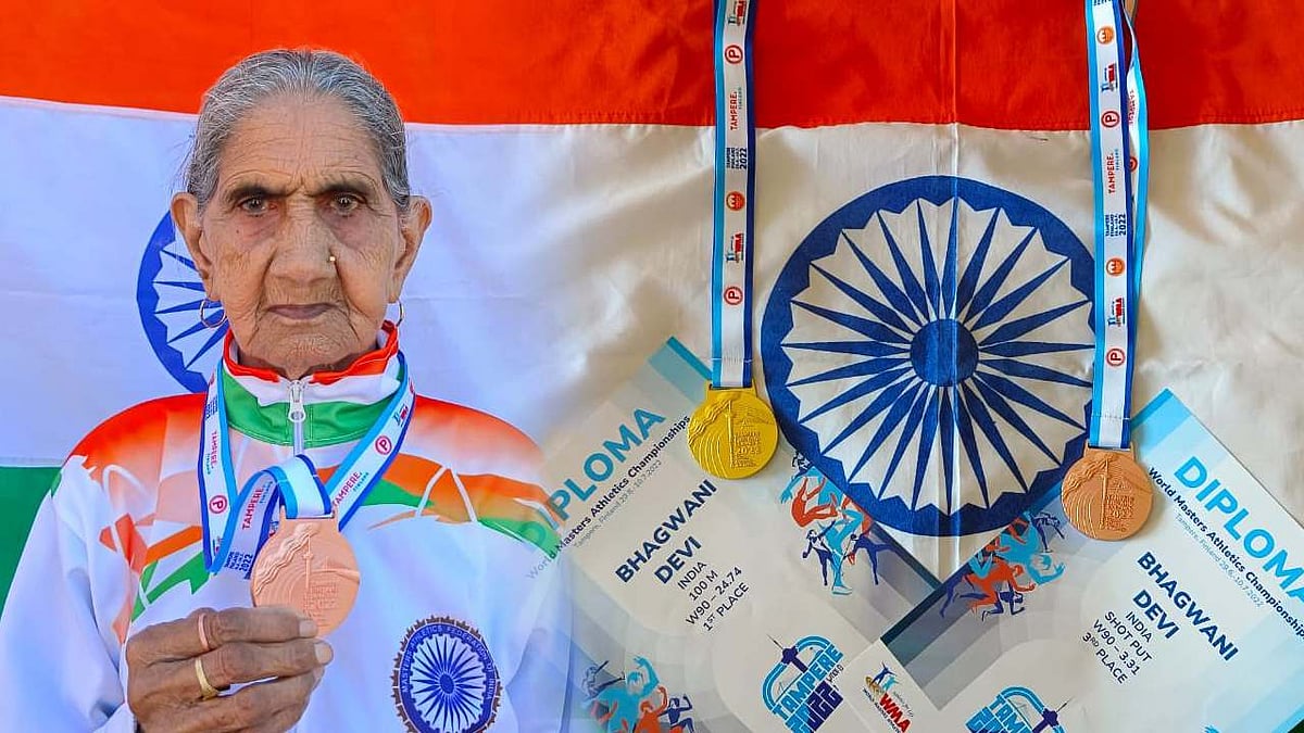 94 வயதில் இந்தியாவுக்காக தங்கம் வென்ற மூதாட்டி.. உலக மாஸ்டர்ஸ் தடகள சாம்பியன்ஷிப் தொடரில் அசத்தல்!