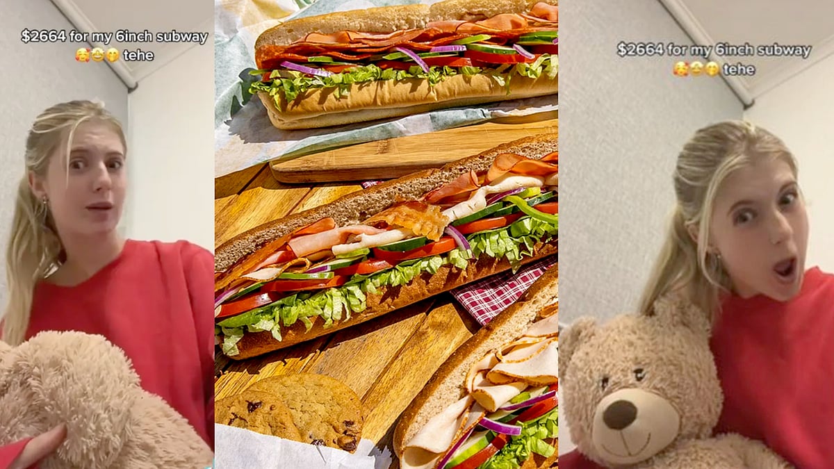 "Sandwich கொண்டு போனது ஒரு குத்தமாயா..?" - ரூ.1.43 லட்சம் அபராதம் விதித்த அதிகாரிகள்.. இளம்பெண் குமுறல் !