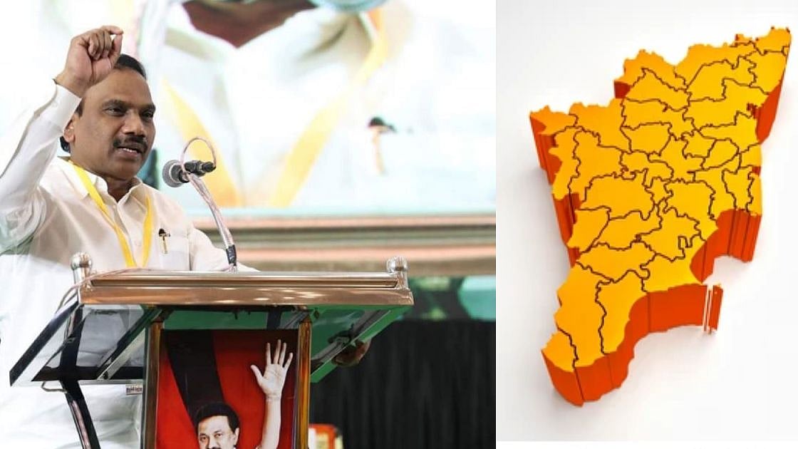 "தனி தமிழ்நாடு கேட்டு பெரியார் வழிக்கு தள்ளிவிடாதீர்கள்".. மோடி,அமித்ஷாவுக்கு ஆ.ராசா எச்சரிக்கை!