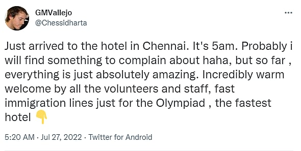 "சதுரங்கம்.. இந்தியாவில் எல்லா இடங்களிலும் இருக்கு" -ஆஹா ஓஹோ..என்று புகழ்ந்து தள்ளிய அயல்நாட்டு வீரர்கள்!