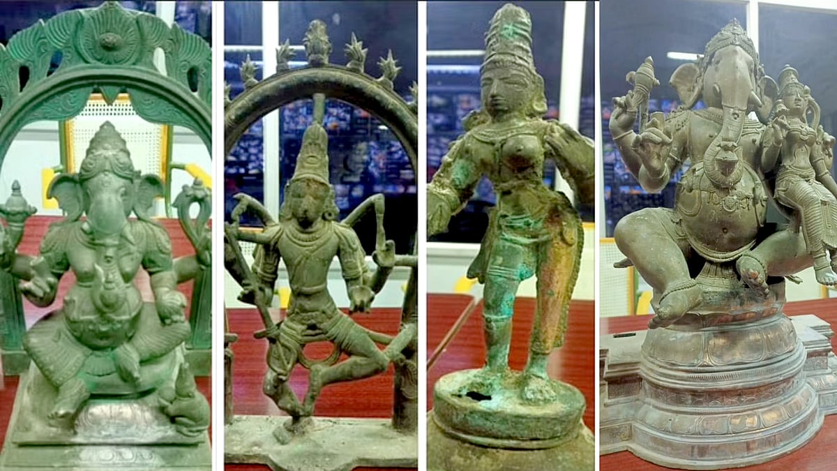 கும்பகோணம் TO தென்னாப்பிரிக்கா.. பழமையான சிலைகளை கடத்த முயன்ற நபர் கைது !