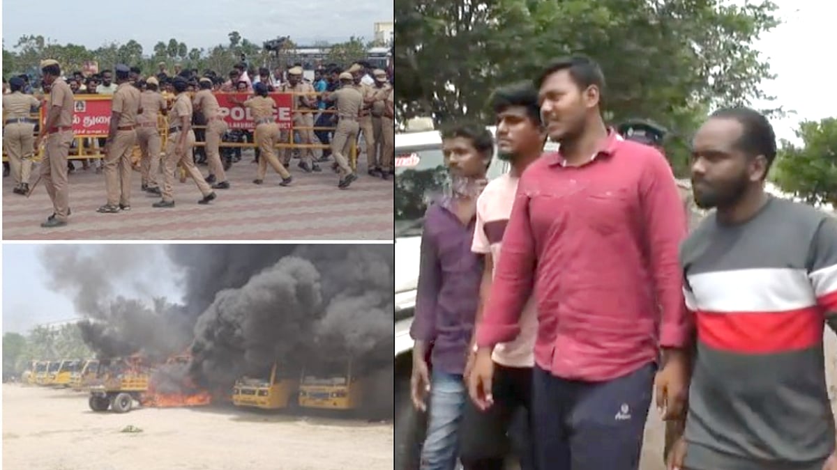 கள்ளக்குறிச்சி மாணவி மரண வழக்கு : தாளாளர் உட்பட 5 ஆசிரியர்கள் மற்றும் 128 பேர் சிறையில் அடைப்பு !