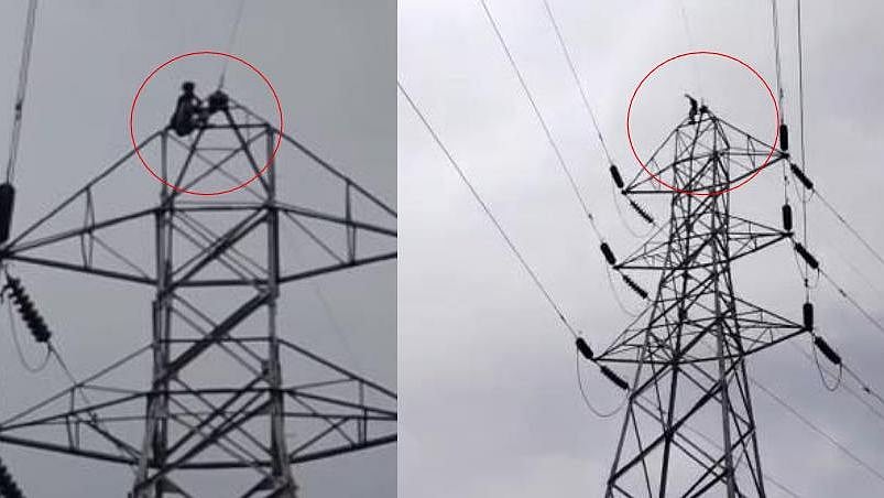 திருமணம் செய்ய மறுத்த காதலி.. 60 அடி உயர்மின் அழுத்த கோபுரத்தில் ஏறி தற்கொலை மிரட்டல் விடுத்த இளைஞர்! 