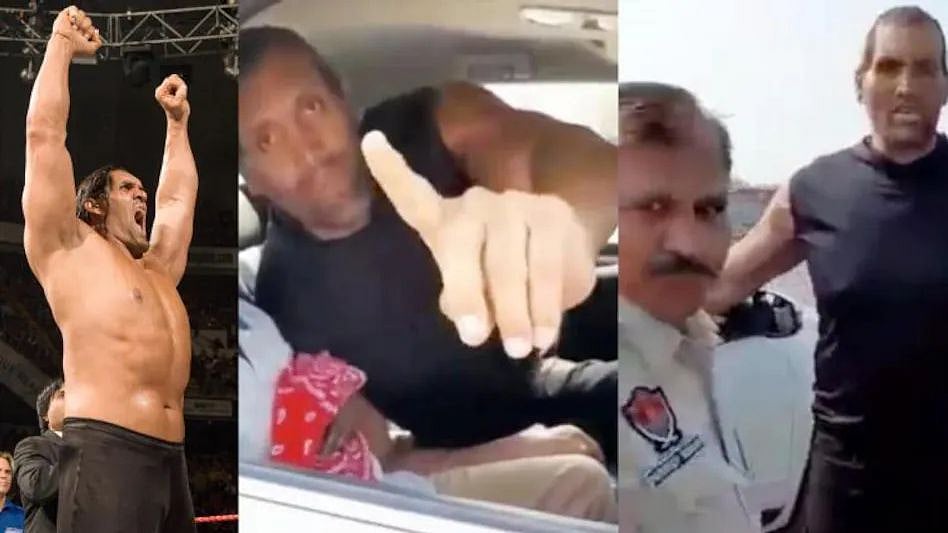 Tollgate ஊழியரை தாக்க முயன்ற Great Khali.. இணையத்தில் வைரலாகும் அதிர்ச்சி வீடியோ!