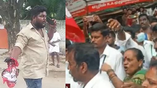 EPS - OPS ஆதரவாளர்கள் இடையே அடிதடி.. ஒருவருக்கு கத்திக்குத்து : கலவர பூமியானது அ.தி.மு.க தலைமை அலுவலகம் !