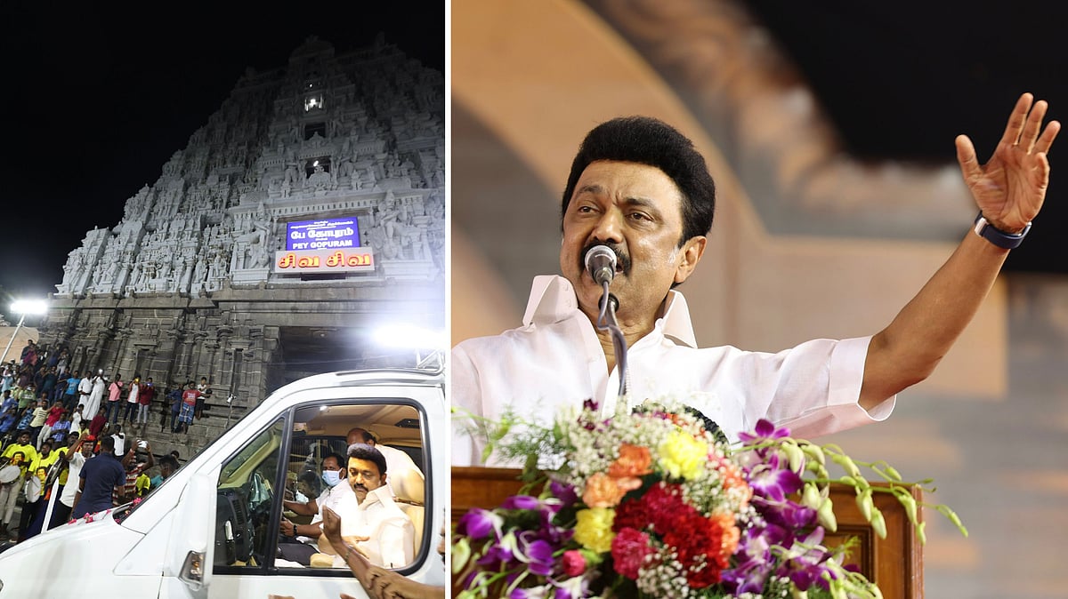 “கோயில்களை மீட்டது தவறா? அவதூறு செய்தியை பிரதமர் மோடி சொல்வது சரியா?” : முதலமைச்சர் மு.க.ஸ்டாலின் உரை!