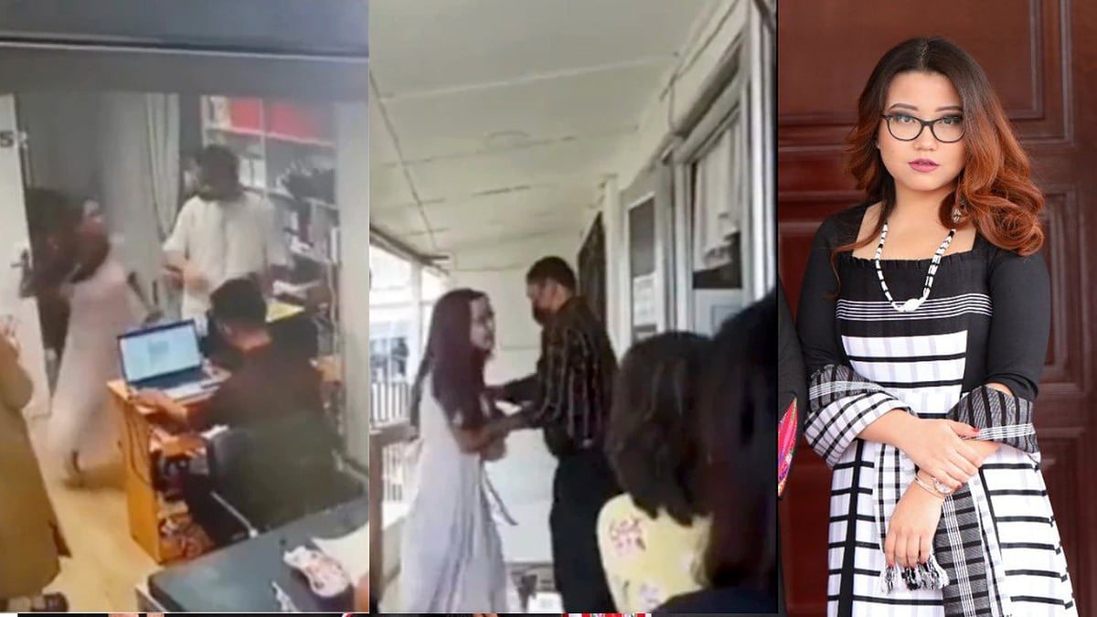 "என்னையா காத்திருக்க சொல்லுற.." மருத்துவரை தாக்கிய முதலமைச்சர் மகள்.. மிசோரமில் பரபரப்பு ! | VIDEO..