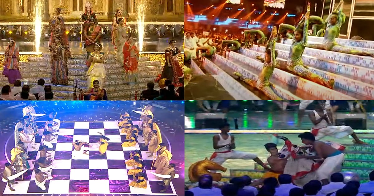 JALLIKATU TO CHESS -செஸ் ஒலிம்பியாட் நிறைவு விழாவில் தமிழர்களின் வீர விளையாட்டுக்கள் ! (PICTURES)