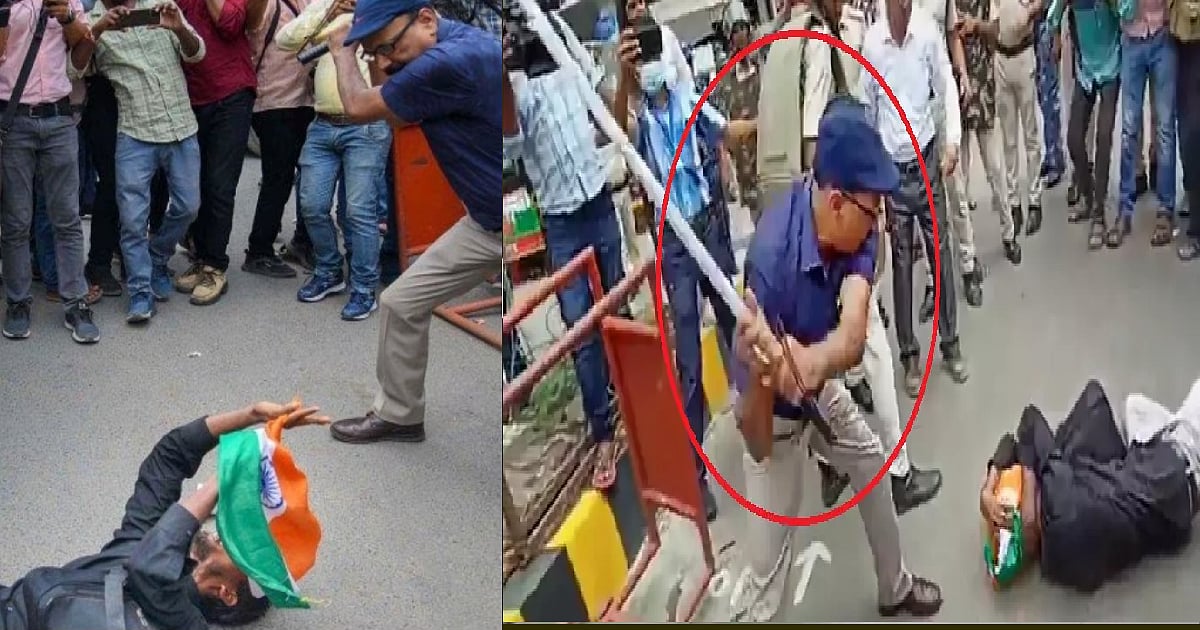 பணி நியமனம் கோரி போராடிய ஆசிரியரை லத்தியால் கொடுரமாக தாக்கிய ஆட்சியர்.. பீகாரில் அதிர்ச்சி!   