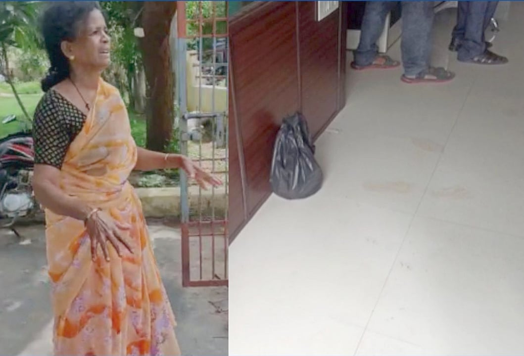 மருமகளின் தலையை கையோடு காவல் நிலையத்திற்கு சென்ற மாமியார்.. அதிர்ந்துபோன போலிஸார் !