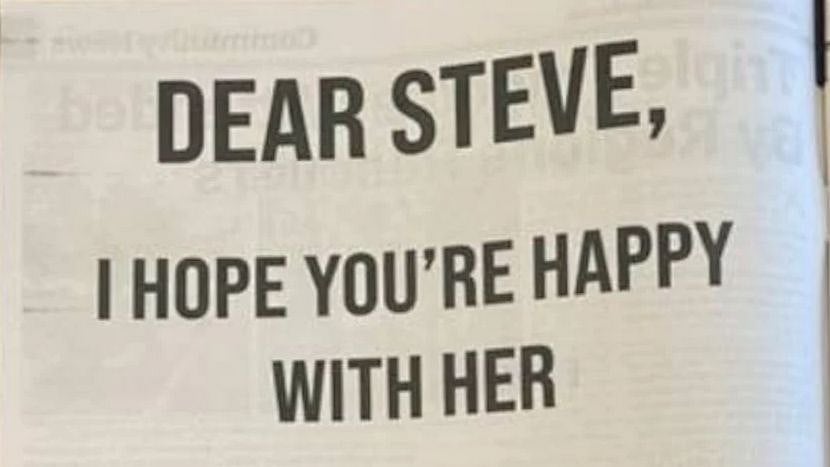 Dear.. காதலனைப் பழிவாங்க செய்தித்தாளில் ஒரு பக்கம் விளம்பரம் கொடுத்த  காதலி!