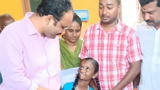 அரிய நோயால் பாதிக்கப்பட்ட திருவள்ளூர் சிறுமி..  உயர்தர சிகிச்சை அளிக்க நடவடிக்கை எடுத்த தமிழ்நாடு அரசு!