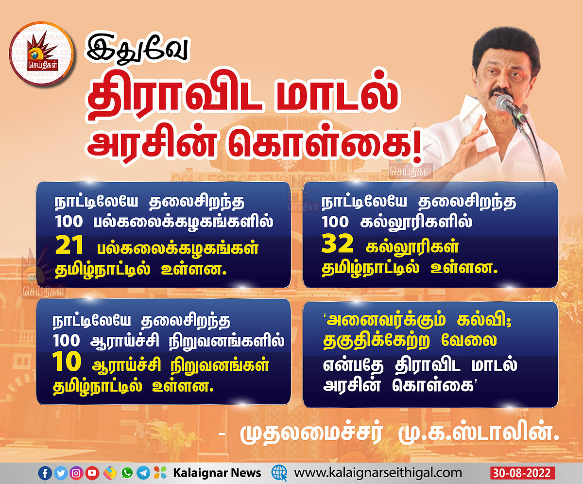 "நீட் தேர்வு : ஏறும் ஏணி இல்லை.. அது ஒரு தடைக்கல்.." - முதலமைச்சர் மு.க.ஸ்டாலின் கடும் விமர்சனம் !