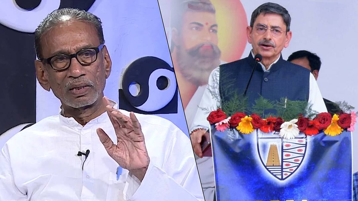 ’தெரிந்ததை மட்டும் பேசுங்கள்...’: ஆளுநர் ரவி திருக்குறள் சர்ச்சை- காட்டமான பதிலடி கொடுத்த பழ.நெடுமாறன்