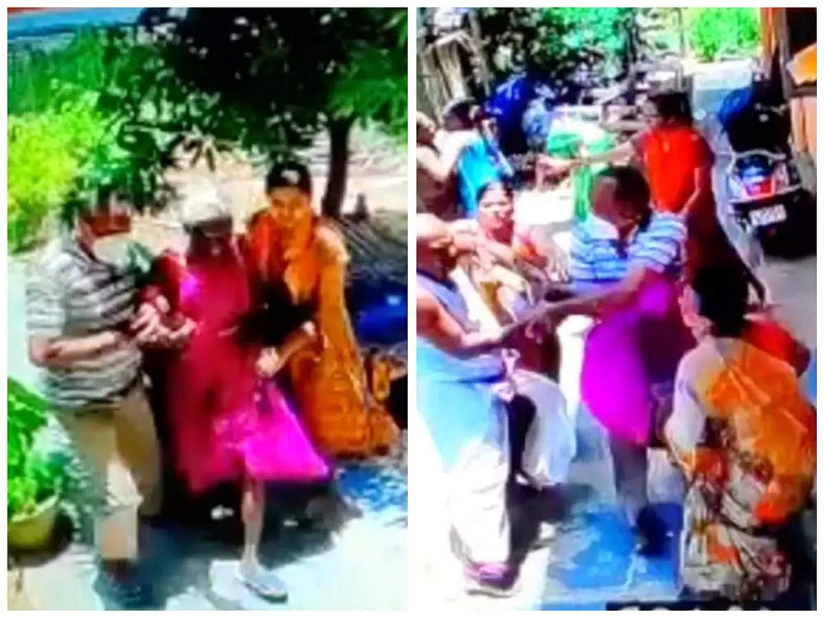 தாயை தரதரவென இழுத்து சென்ற மகன்.. சொத்துக்காக நடந்த கொடுமை.. வெளியான வீடியோவால் பரபரப்பு !