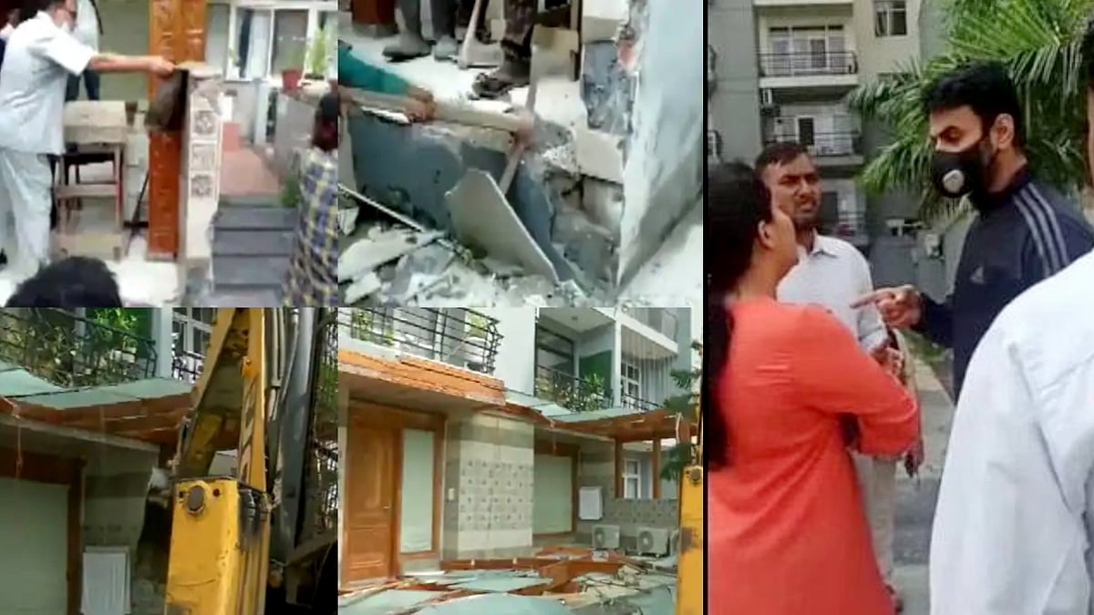 பெண்ணை ஆபாசமாக மிரட்டிய பாஜக நிர்வாகி.. தரைமட்டமான வீடு.. - உ.பி-யில் நடந்தது என்ன ?