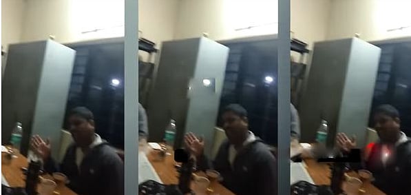 காவல்நிலையத்தை ஒயின்ஷாப்பாக மாற்றிய கர்நாடகா போலிஸ்: இணையத்தில் வைரலாகும் அதிர்ச்சி வீடியோ!