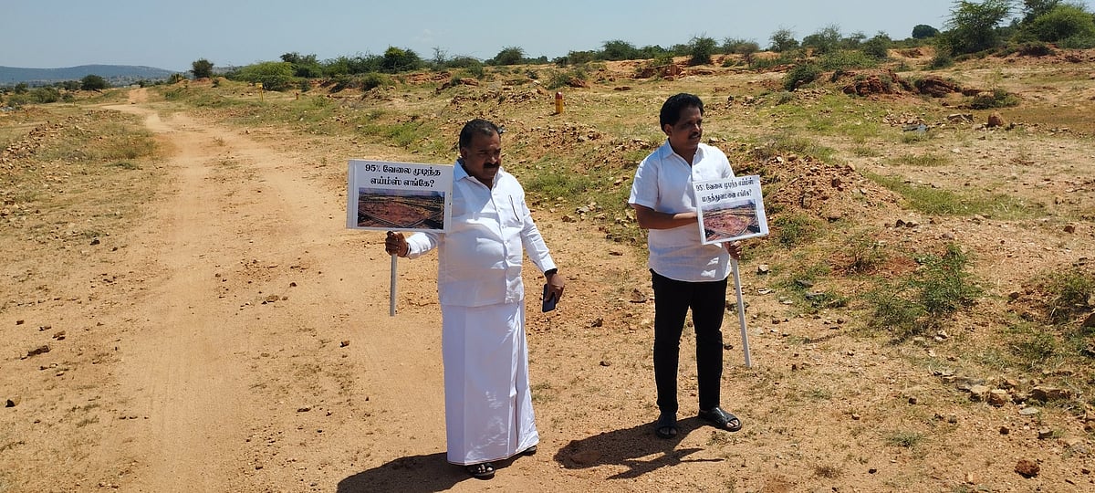 AIIMS விவகாரம் - “ஏற்கனவே இருந்த ஒத்த செங்கல்லையும், பெயர் பலகையையும் காணவில்லை”: சு.வெங்கடேசன் MP சாடல்!