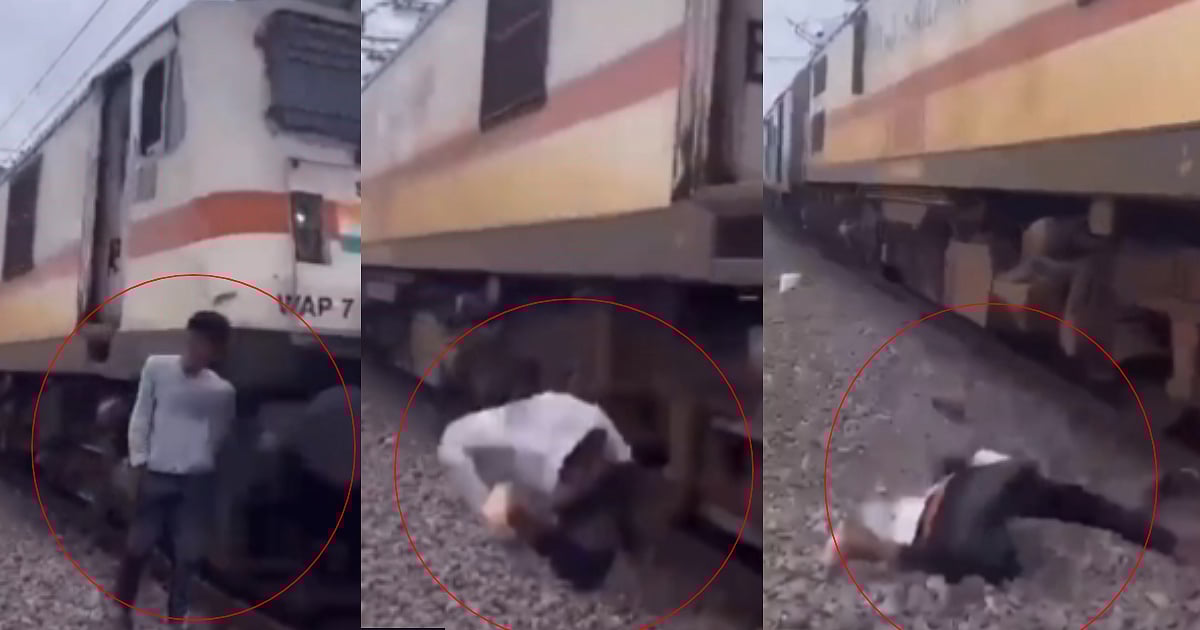 இடித்து தள்ளிய ரயில்..ஜாலியாக Insta ரீல்ஸ் செய்ய வந்த இளைஞருக்கு நடந்த சோகம்..வெளிவந்த அதிர்ச்சி வீடியோ! 