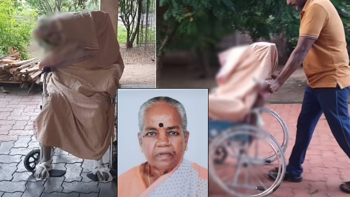 கைவிட்ட உறவினர்கள்.. அதிகாலையில் தாயின் சடலத்தை 3 கி.மீ வீல் சேரில் தள்ளி சென்ற மகன்.. திருச்சியில் சோகம்