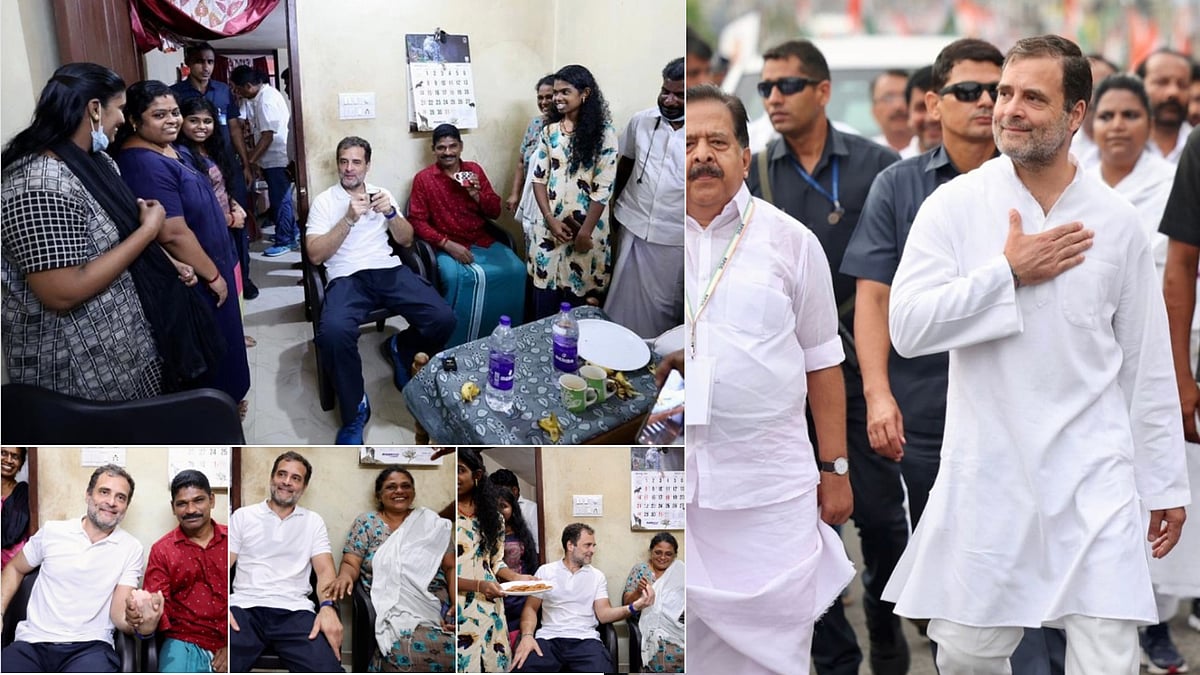 "ஒரு கப் சாயா குடிக்க வாங்க தலைவரே":அழைப்பை ஏற்று வீட்டிற்கு சென்று டீ குடித்த ராகுல் -திட்டமிடாத நிகழ்வு