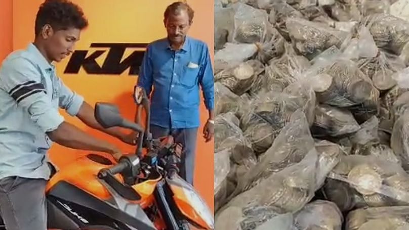 ரூ.3.5 லட்சத்திற்கு 10 ரூபாய் நாணயங்கள்.. KTM ShowRoom-மை அதிரவைத்த ஈரோடு இளைஞர்: என்ன செய்தார் தெரியுமா?