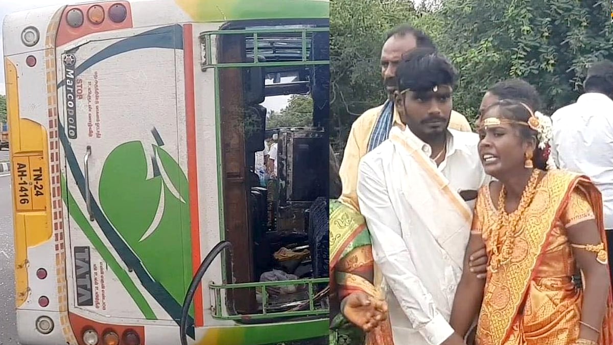 கிருஷ்ணகிரி : மணப்பெண் கண்முன்னே உயிரிழந்த சகோதரி.. திருமண நிகழ்வுக்காக வேனில் சென்றபோது நேர்ந்த சோகம்..