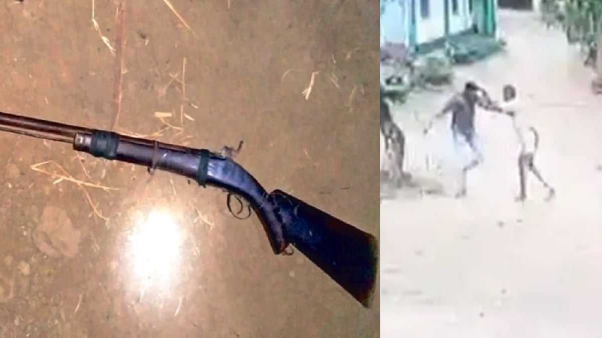 கண்டித்த ஆசிரியரை நாட்டுத்துப்பாக்கியால் சுட்ட 10-ம் வகுப்பு மாணவன்..  உ.பி-யில் பயங்கரம் ! - CCTV VIDEO 