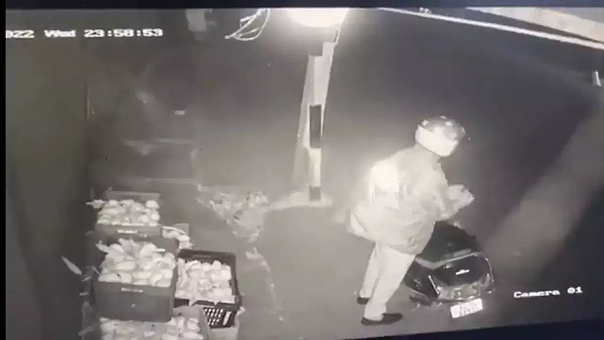 வீட்டிற்குச் செல்லும்போது சாலையோர கடையில் மாம்பழம் திருடிய கேரள போலிஸ்: காட்டிக் கொடுத்த CCTV!