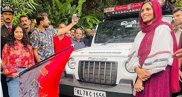 கண்ணூர் TO கத்தார்.. Football உலகக் கோப்பையை காண தனியாக காரில் பயணம் செய்யும் 5 குழந்தைகளின் தாய்!