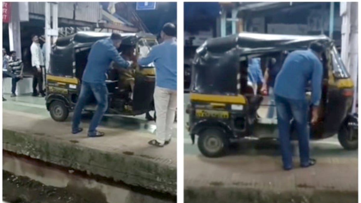 "எங்க தலைக்கு எவ்ளோ தில்லு பாத்தியா.." இரயில்வே பிளாட்பாரத்திற்கே ஆட்டோவை ஒட்டி வந்த டிரைவர் கைது! VIDEO 