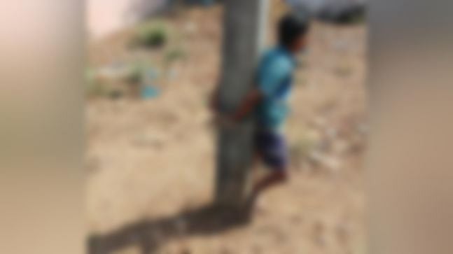 பட்டியலின சிறுவனை மின்கம்பத்தில் கட்டி வைத்து அடித்த கும்பல்.. பாஜக மாநிலத்தில் தொடரும் தீண்டாமை கொடுமை !