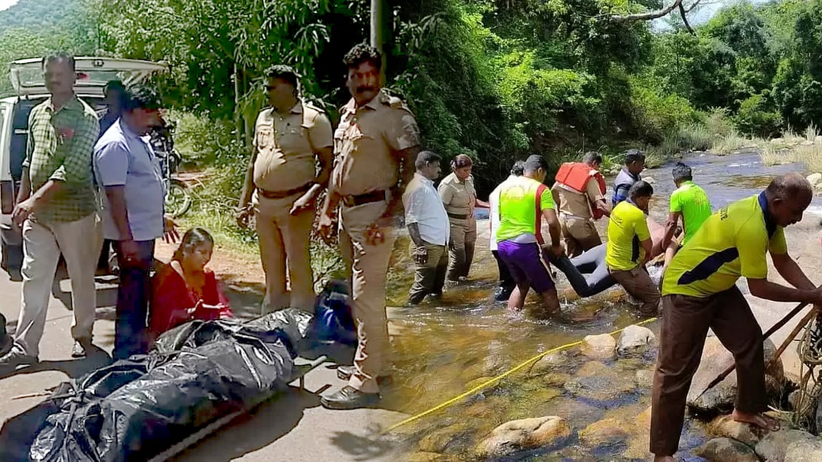 தேனி : ஆற்றில் குளிக்க சென்ற புதுமண தம்பதியினர்.. கணவரை காப்பாற்ற முயன்ற மனைவிக்கும் நேர்ந்த சோகம் !