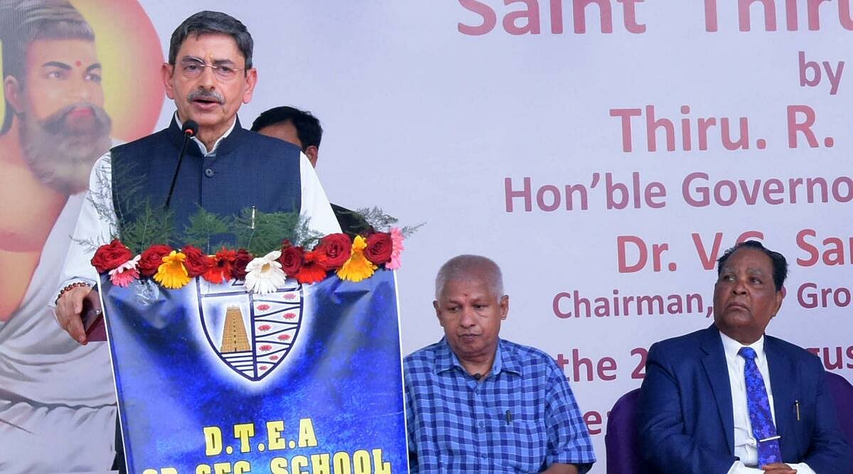 “ஆளுநர் பேசும் ‘ஆரிய வேதங்கள்-வர்ணாசிரமம்’ தமிழ்நிலத்தில் வேகாது” : சனாதன கும்பலுக்கு முரசொலி எச்சரிக்கை!