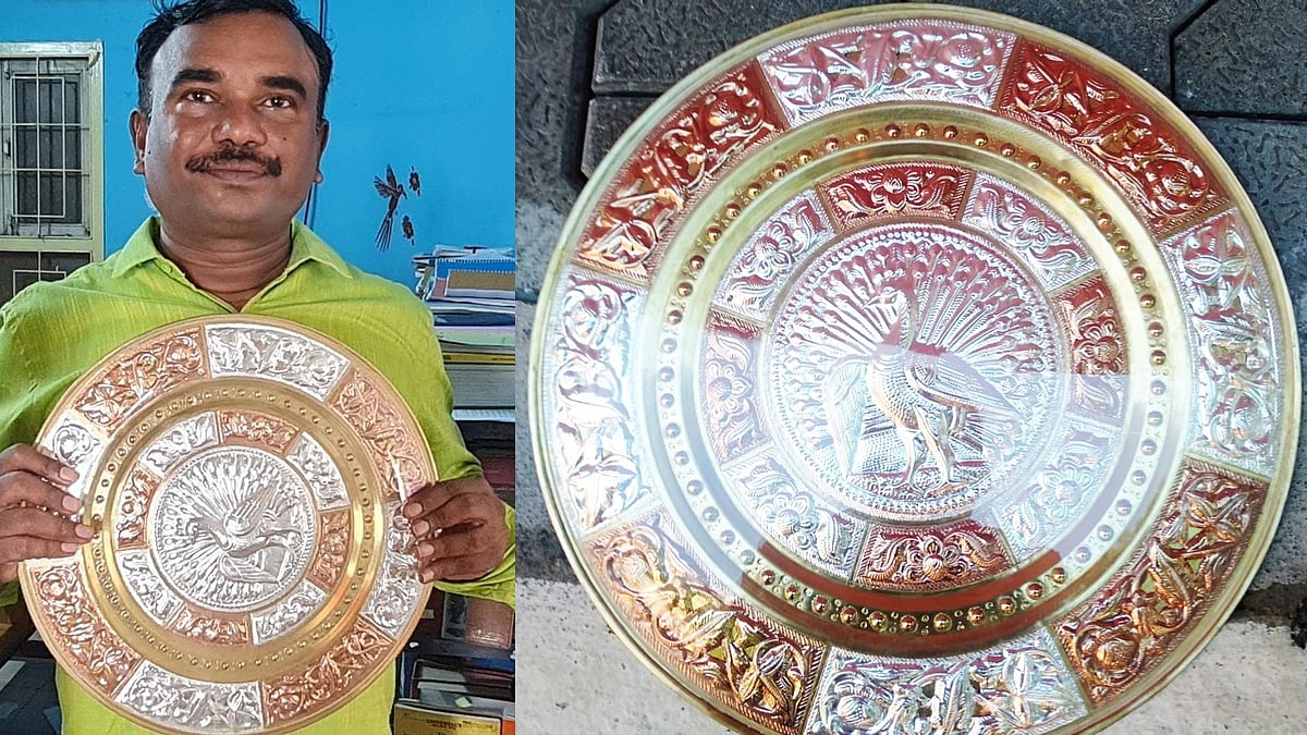 “புவிசார் குறியீடு பெற்ற 475 கலை பொருட்களில் ‘தஞ்சை கலைதட்டு’ முதலிடம்” - ஒன்றிய அரசு அறிவிப்பு !