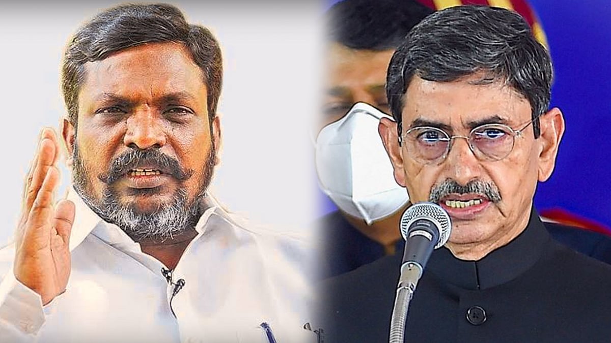 “ஹரிஜன் அல்ல; ஆதிதிராவிடர்.. ஆளுநரின் இந்த பேச்சுக்கு சனாதன உளவியல்தான் காரணமா?” : திருமாவளவன் கேள்வி !