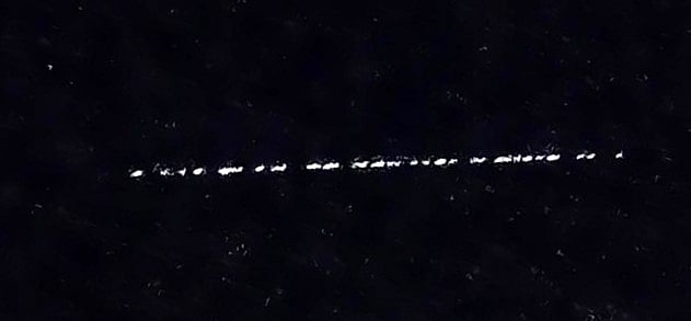 உசிலம்பட்டி அருகே வானில் தெரிந்த மர்ம உருவம்..  எலான் மஸ்கின் சாட்டிலைட்? : உண்மை என்ன?