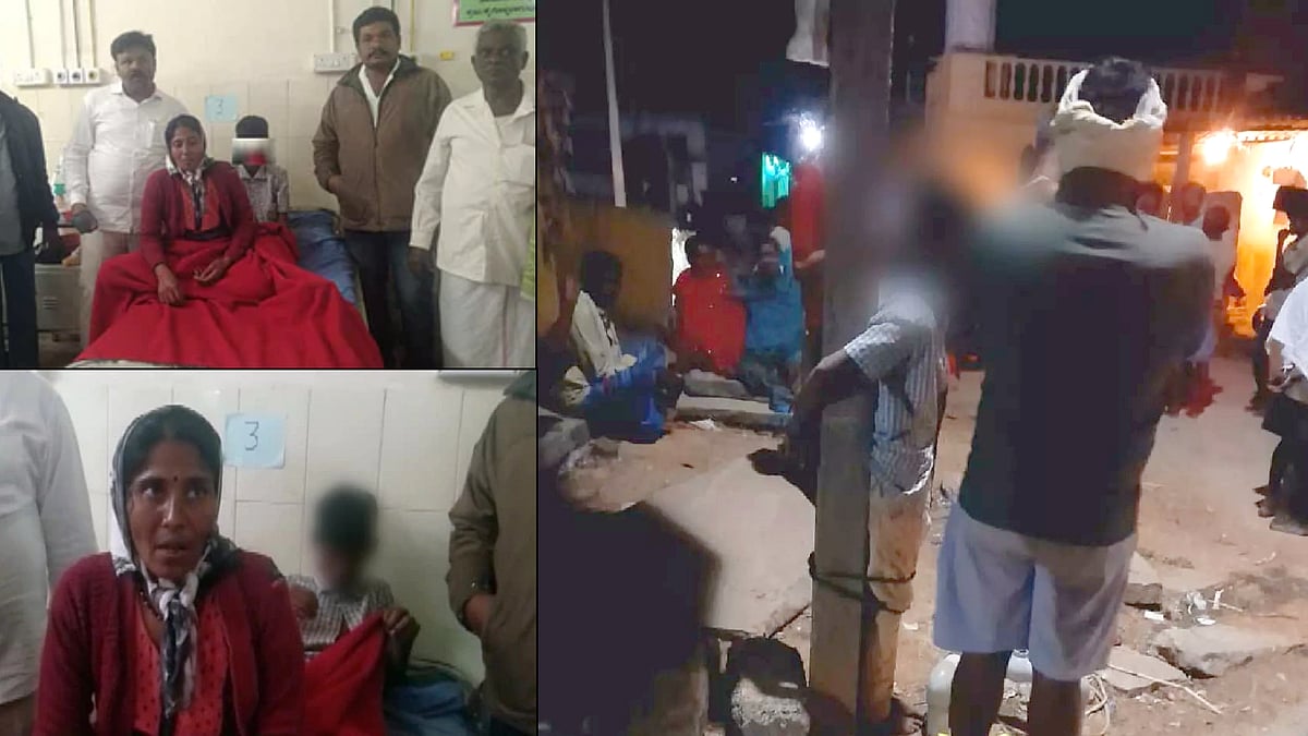 பட்டியலின சிறுவனை மின்கம்பத்தில் கட்டி வைத்து அடித்த கும்பல்.. பாஜக மாநிலத்தில் தொடரும் தீண்டாமை கொடுமை !