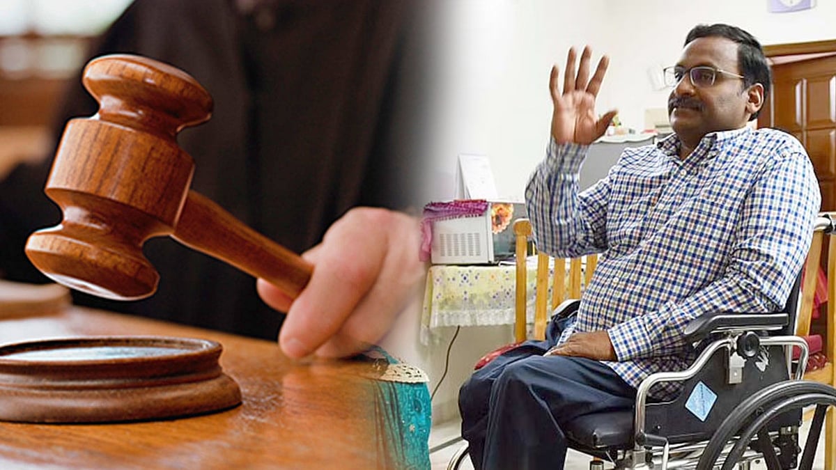 8 ஆண்டுகள் சிறைத் தண்டனை.. தேச விரோத சட்டத்தில் கைதான பேராசிரியர் சாய்பாபா விடுதலை - நீதிமன்றம் அதிரடி !