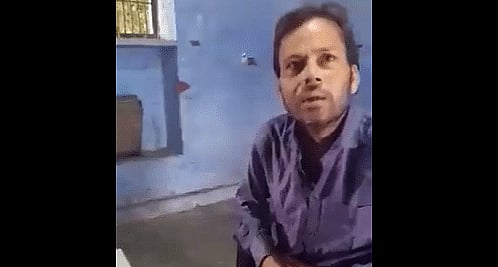 மது குடித்துக் கொண்டே மாணவர்களுக்கு பாடம் எடுத்த ஆசிரியர்.. BJP ஆளும் உ.பி-யில் நடந்த அவலம்!