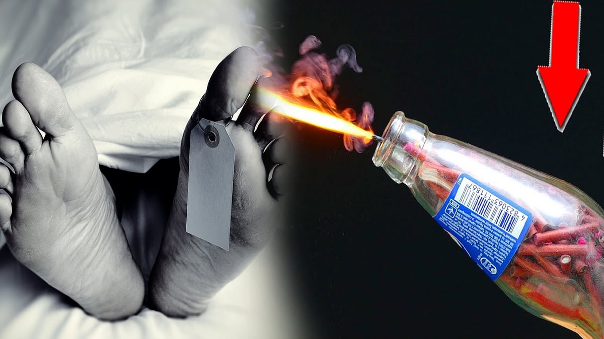 கண்ணாடி பாட்டிலில் பட்டாசு வெடித்த சிறுவன்.. தட்டிக்கேட்ட இளைஞருக்கு நேர்ந்த கதி.. மும்பையில் கொடூரம் !