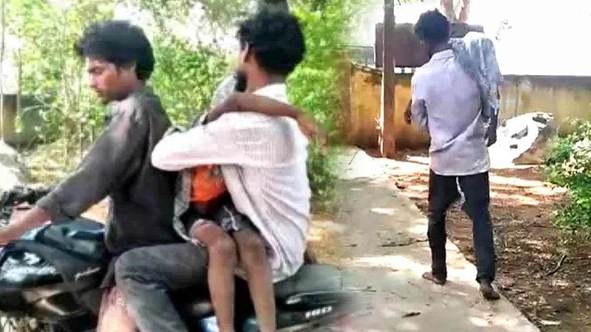 "ஆம்புலன்ஸ் கிடைக்கலங்க.." - பாம்பு கடித்த சிறுவனின் சடலத்தை சுமந்து சென்ற தந்தை.. ஆந்திராவில் சோகம் !