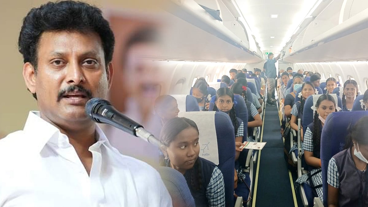 சொன்னதை செய்துகாட்டிய பள்ளிக்கல்வித்துறை.. அரசுப்பள்ளி மாணவர்களுக்கு விமானத்தில் கல்வி சுற்றுலா !