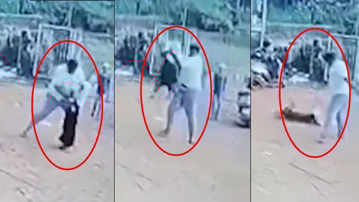 சாலையில் சும்மா நின்று கொண்டிருந்த சிறுமி.. திடீரென்று  தூக்கி வீசிய மர்ம ஆசாமி.. கேரளாவை பதறவைத்த VIDEO!